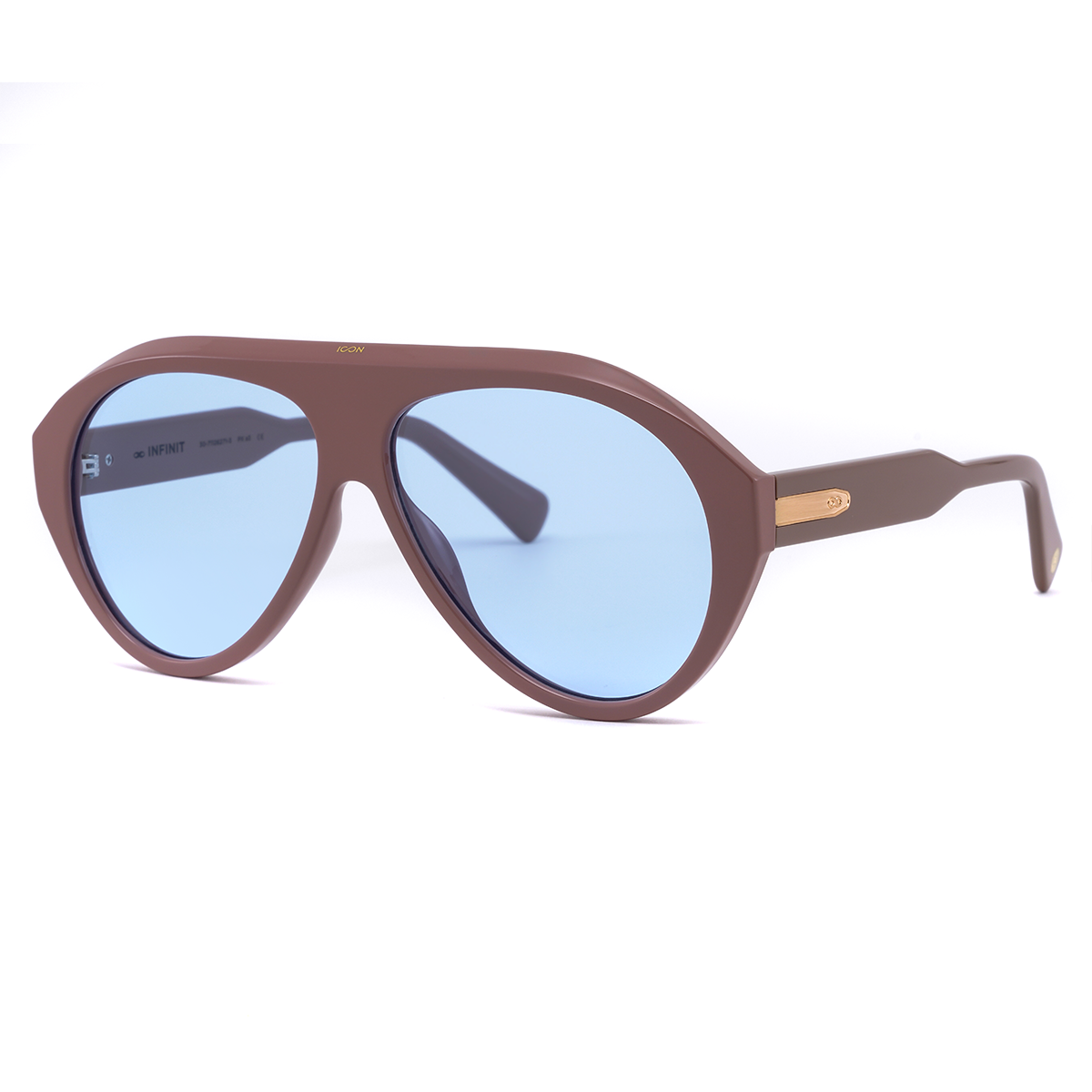 Icon Marron Lente Celeste