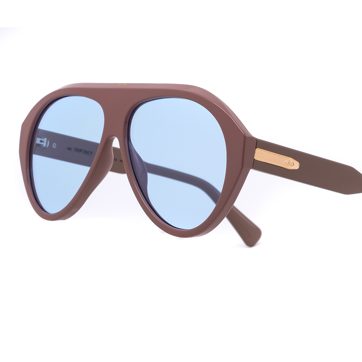 Icon Marron Lente Celeste