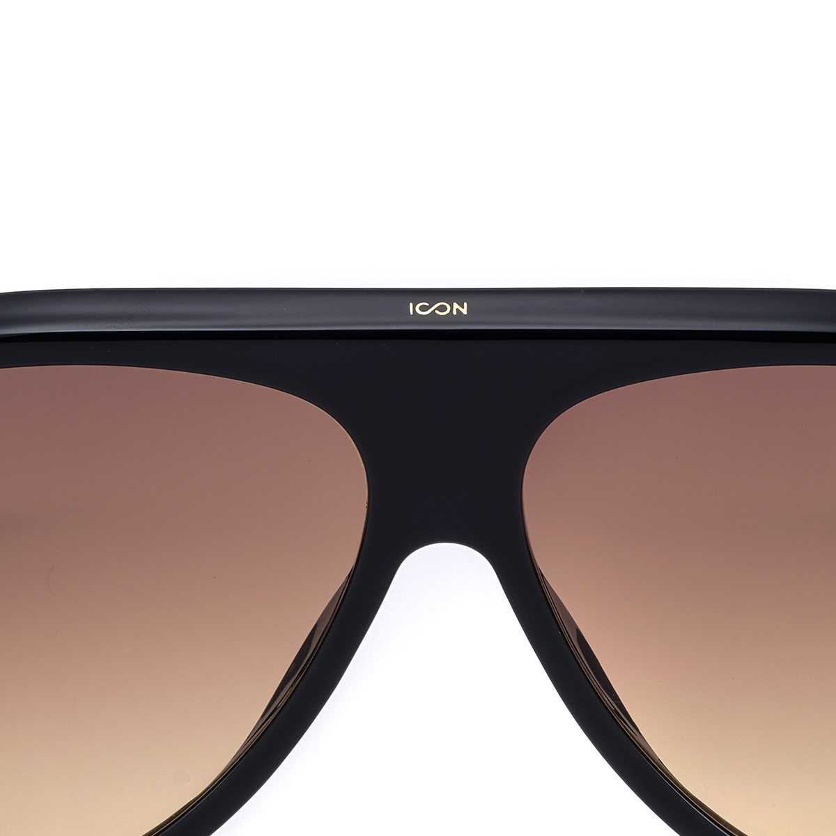 Icon Negro Brillo Lente Marron Degrade