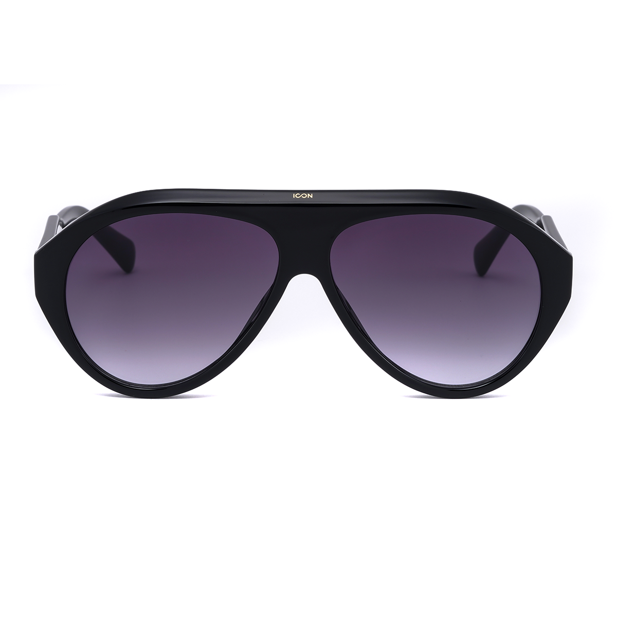 Icon Negro Brillo Lente Gris Degrade