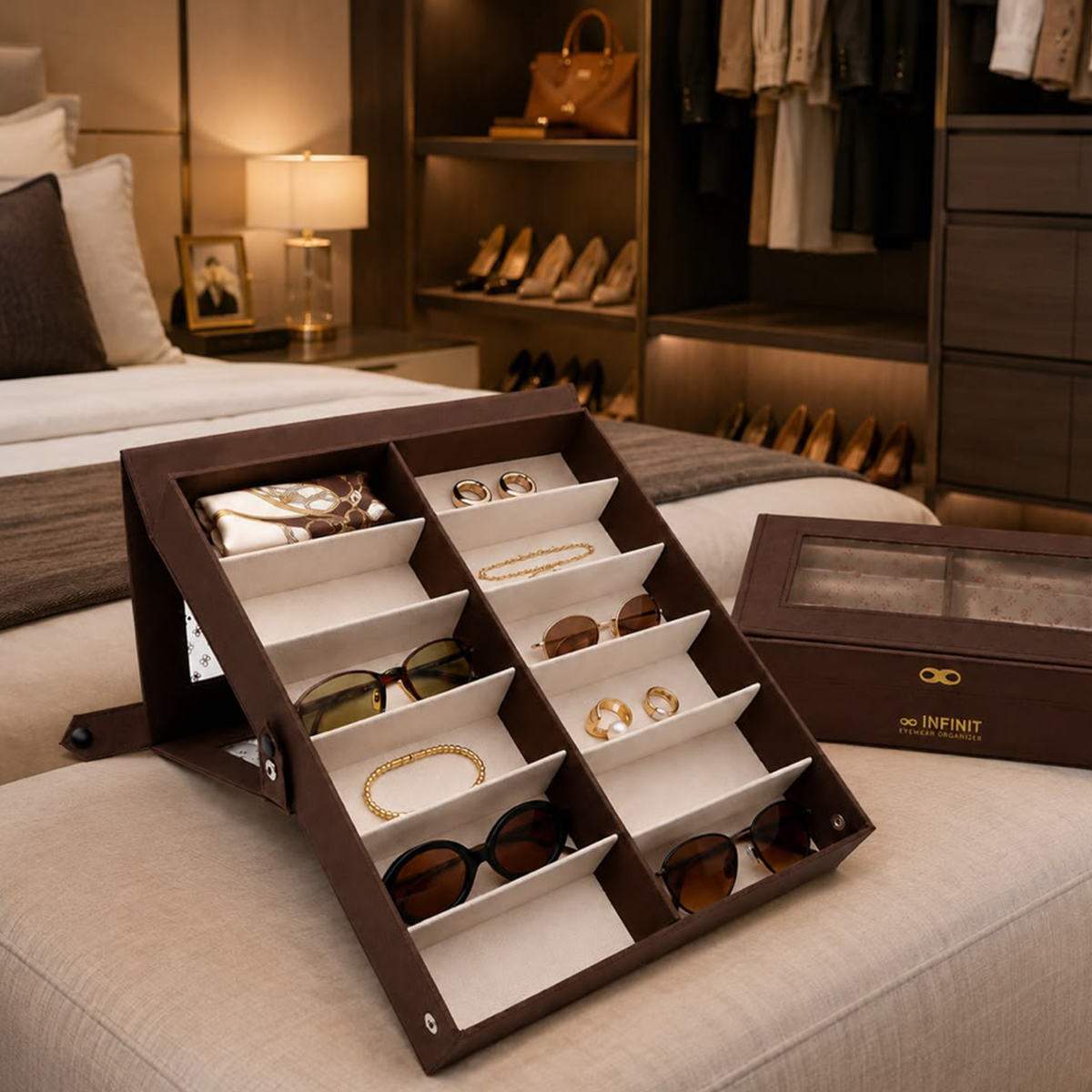 INFINIT ORGANIZER - ORGANIZADOR DE GAFAS X 12