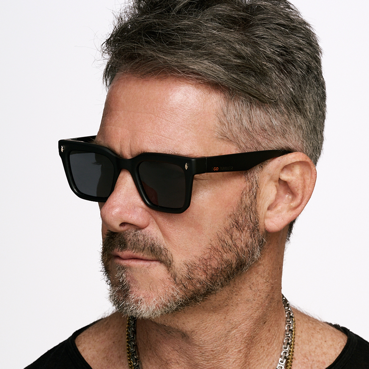 Jacobs Negro Mate Lente Gris Eco Sustentable