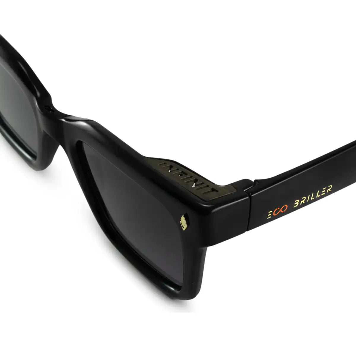 Jacobs Negro Brillo Lente Gris Degrade