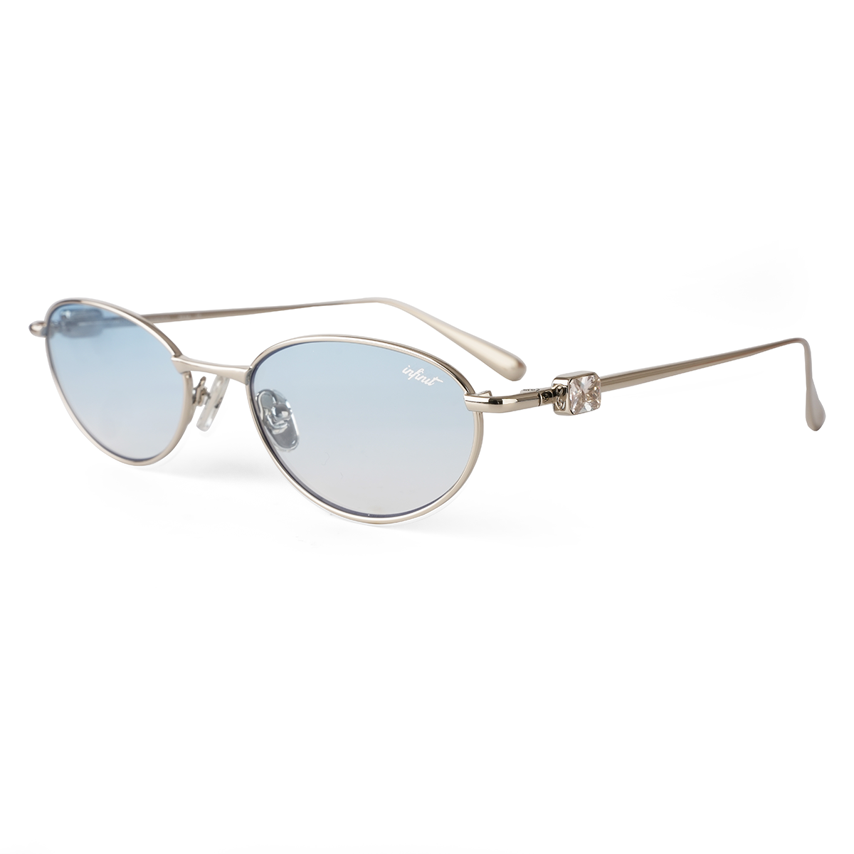 Jaipur Plateado Lente Celeste Degrade