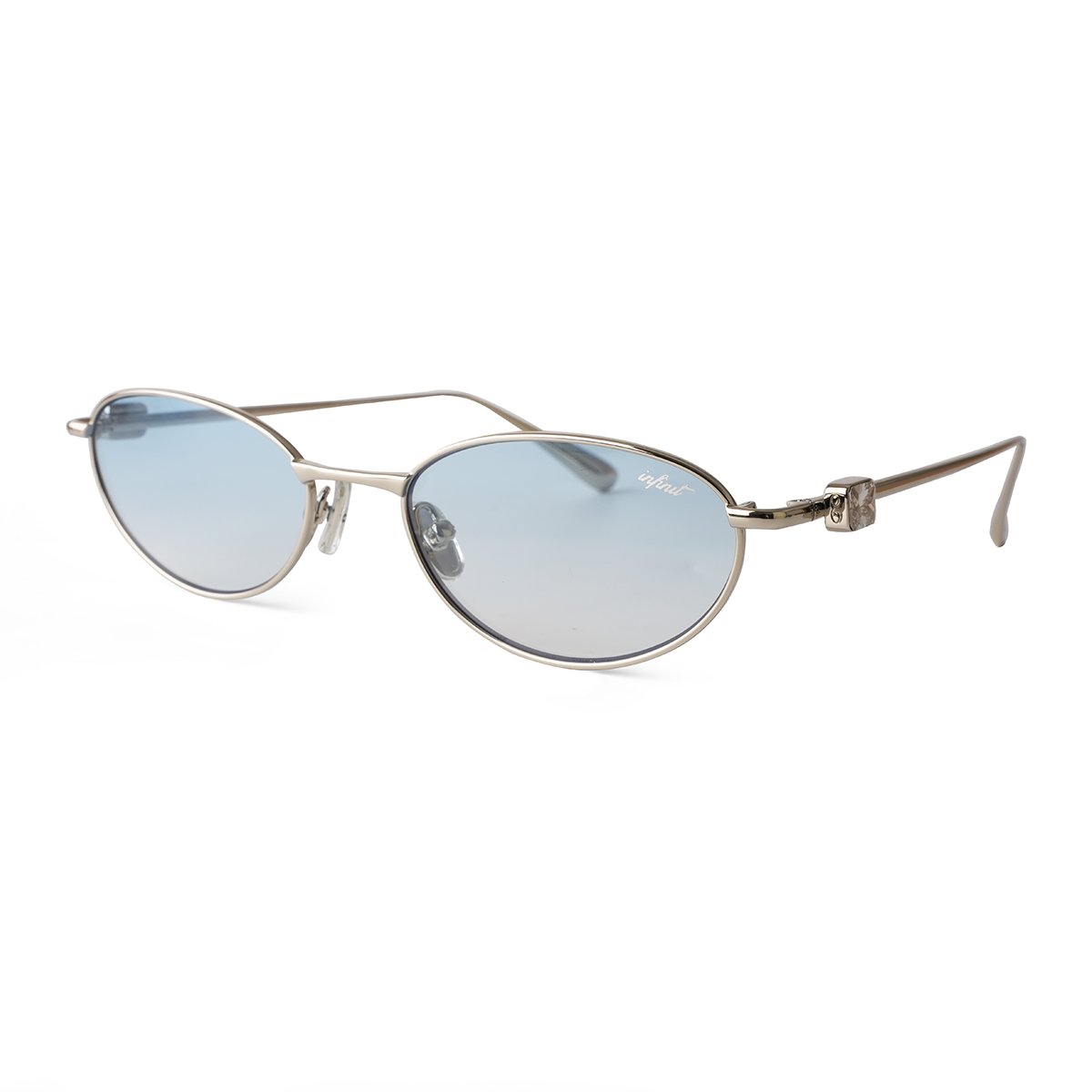 Jaipur Plateado Lente Celeste Degrade