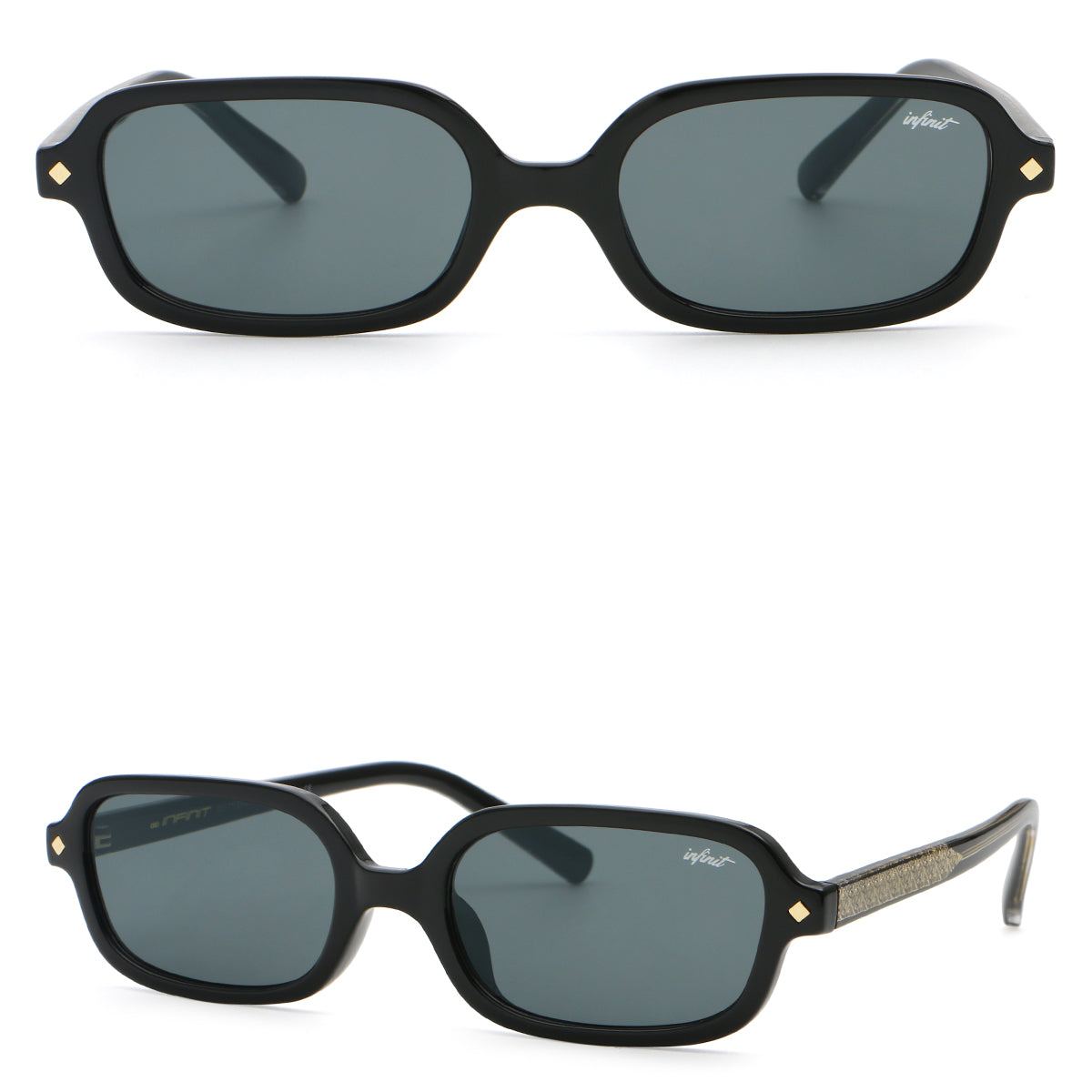 Karl Negro Brillo Lente Gris