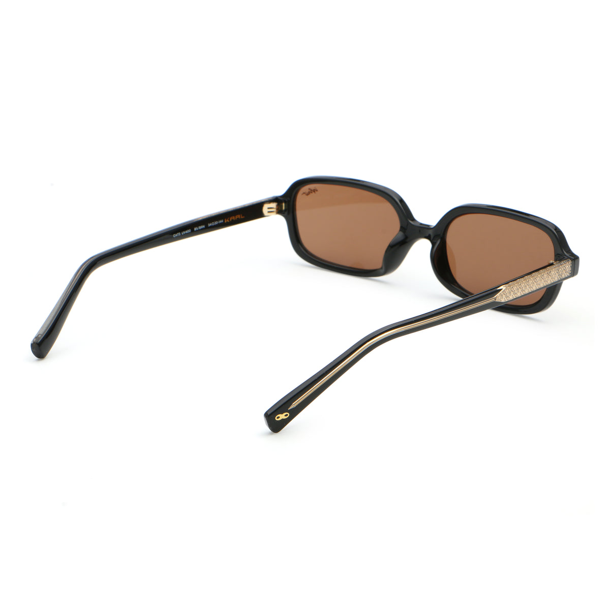 Karl Negro Brillo Lente Marron