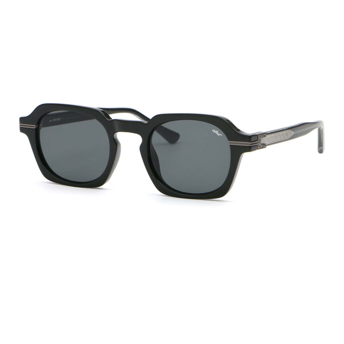 Keystone Negro Brillo Lente Gris