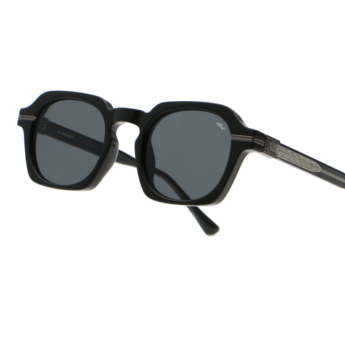 Keystone Negro Brillo Lente Gris