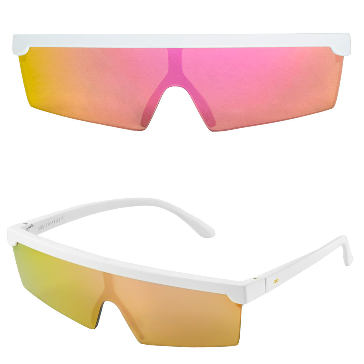 Kiev Blanco Lente Espejada Rosa