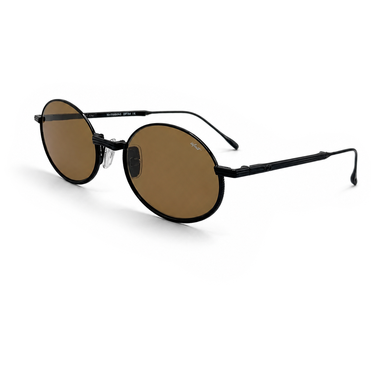 Kinetic Plegable Negro Lente Marron