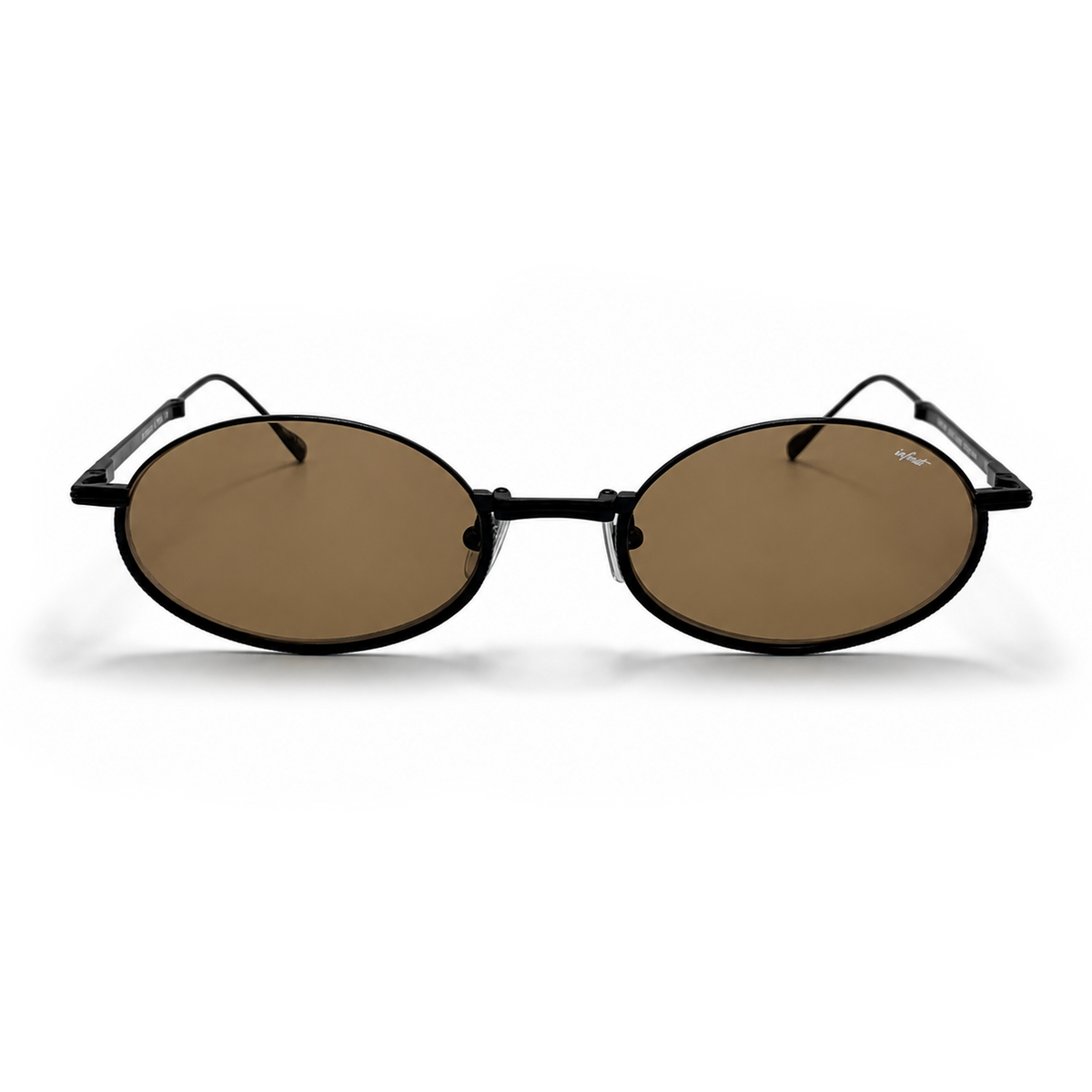 Kinetic Plegable Negro Lente Marron