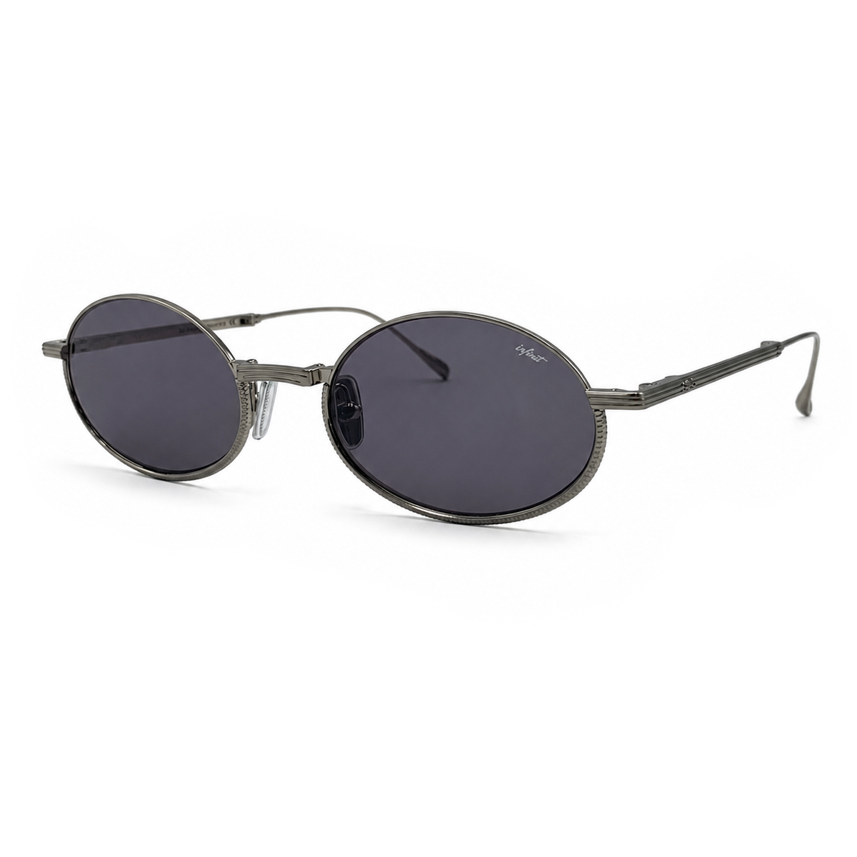 Kinetic Plegable Plateado Lente Gris