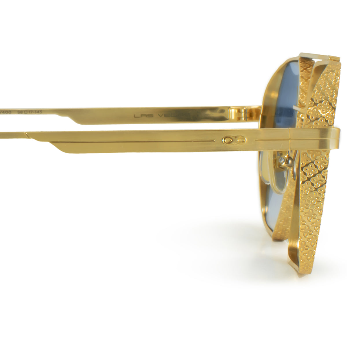 Las Vegas Dorado Lente Azul Degrade