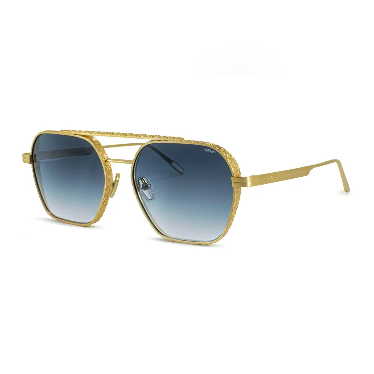 Las Vegas Dorado Lente Azul Degrade