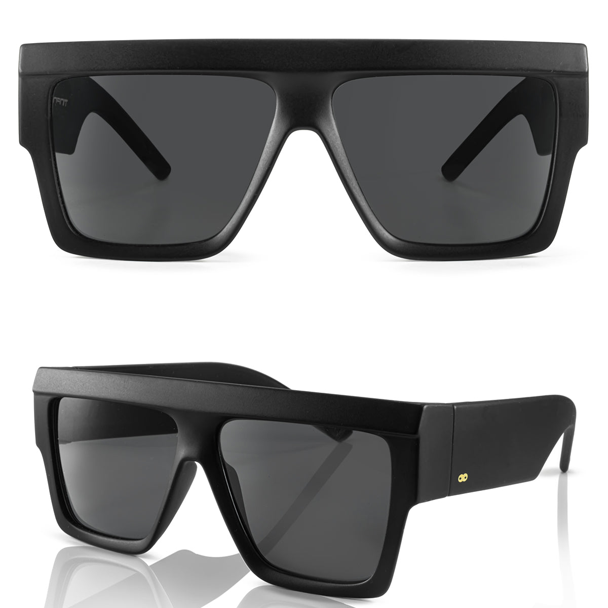 Le Mans Negro Mate Lente Gris
