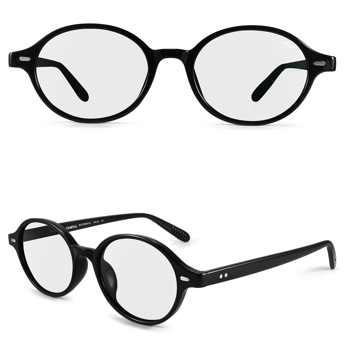 Armazon Lenza Negro Brillo By Pampita