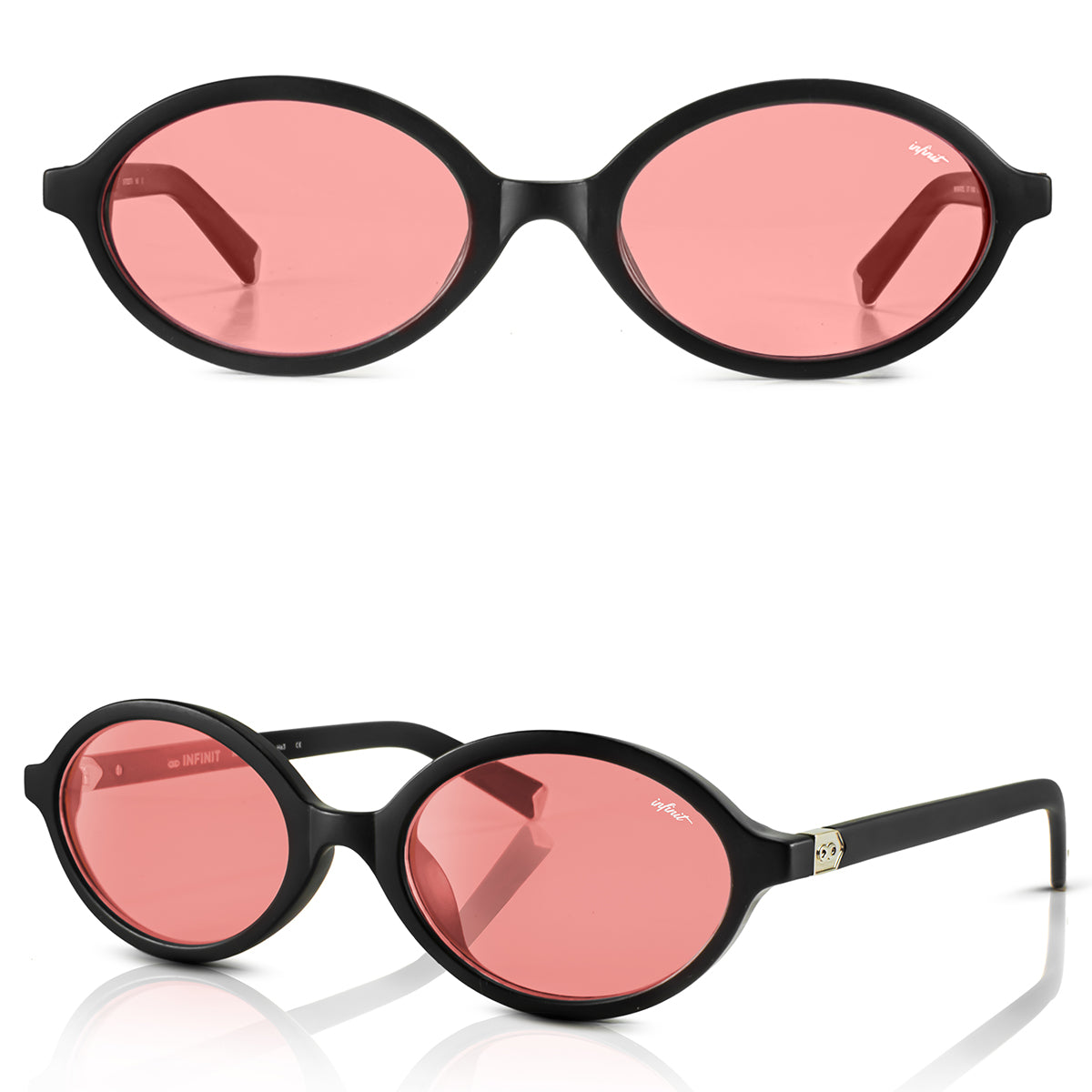 Liora Negro Mate Lente Rosa