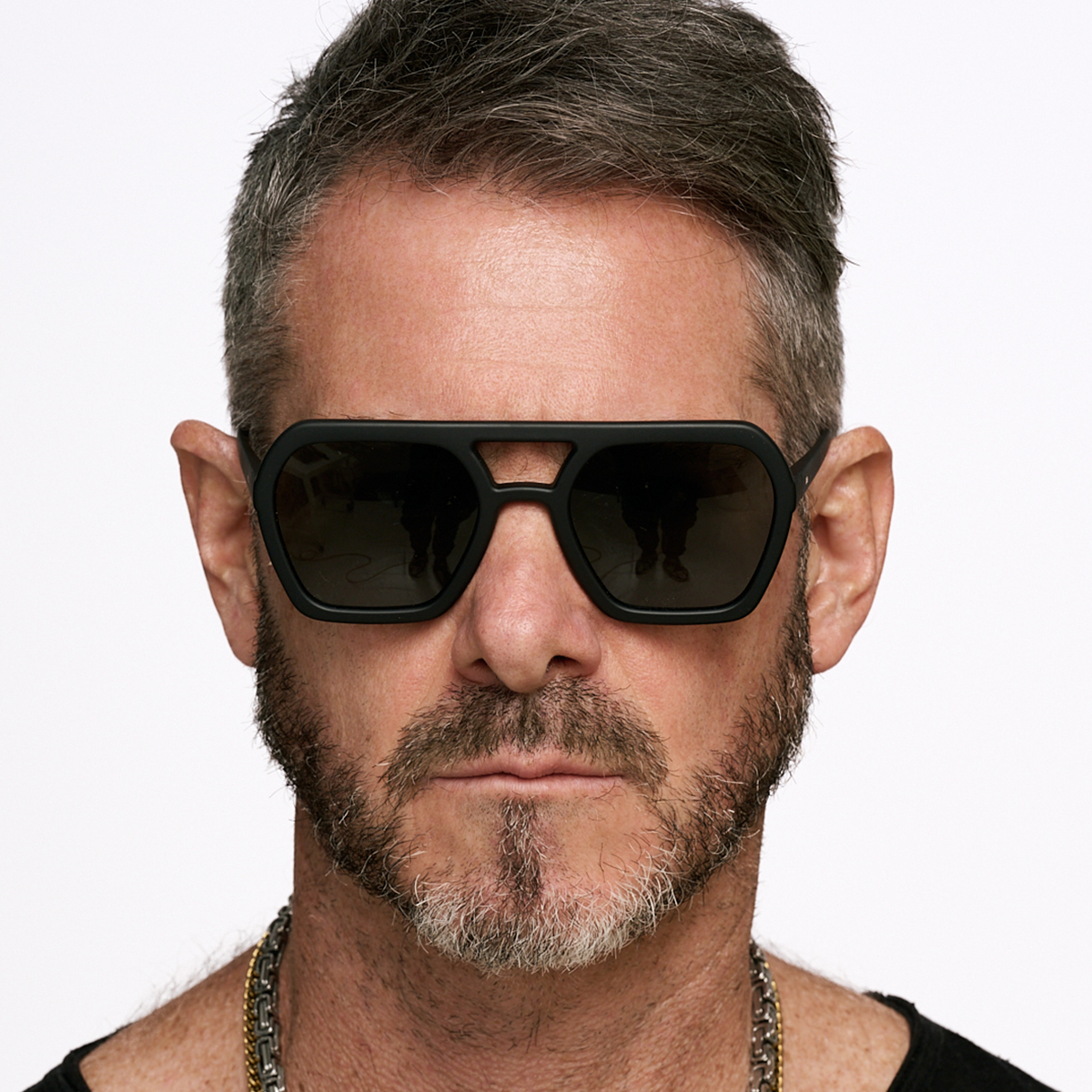 Lyon Negro Mate Lente Verde Polarizado