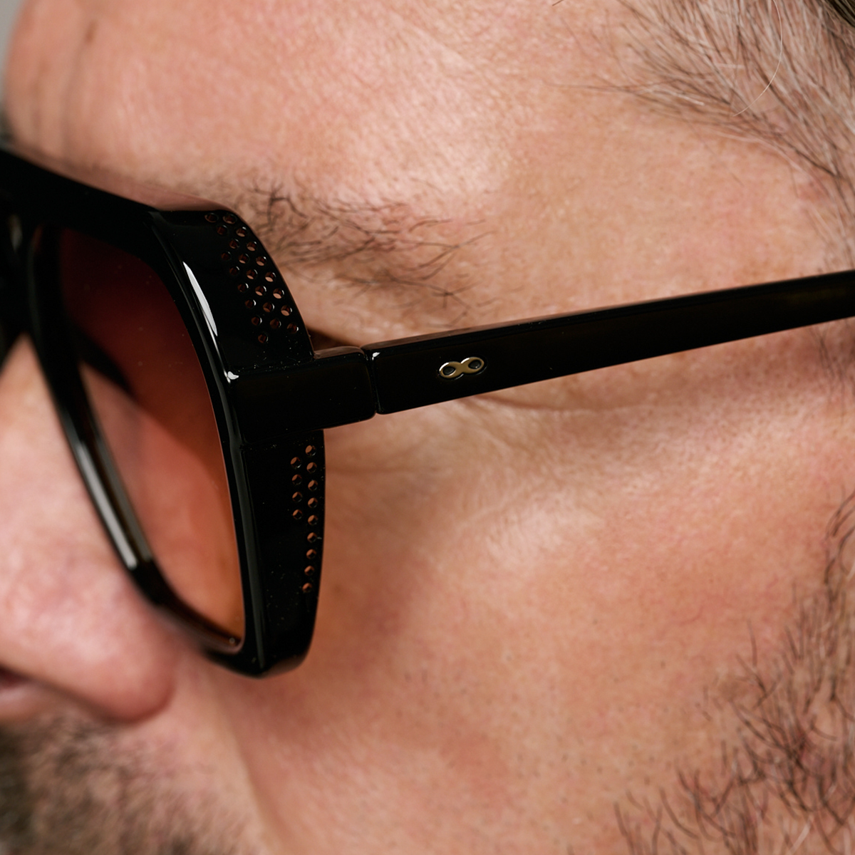 Lyon Negro Brillo Lente Sunset Degrade