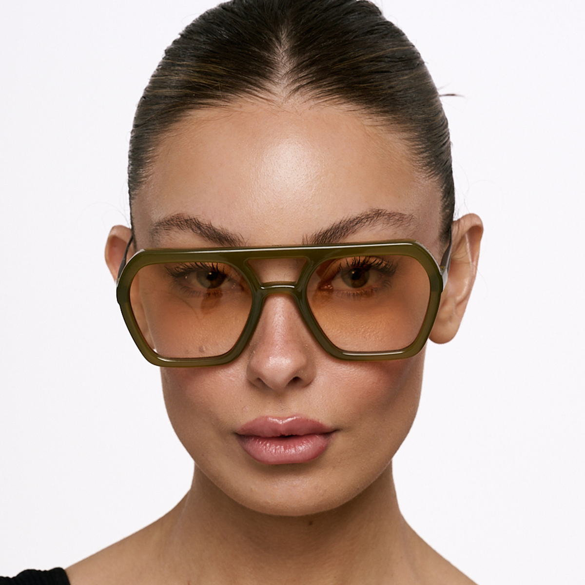 Lyon Metal Milky Brown Lente Naranja Degrade