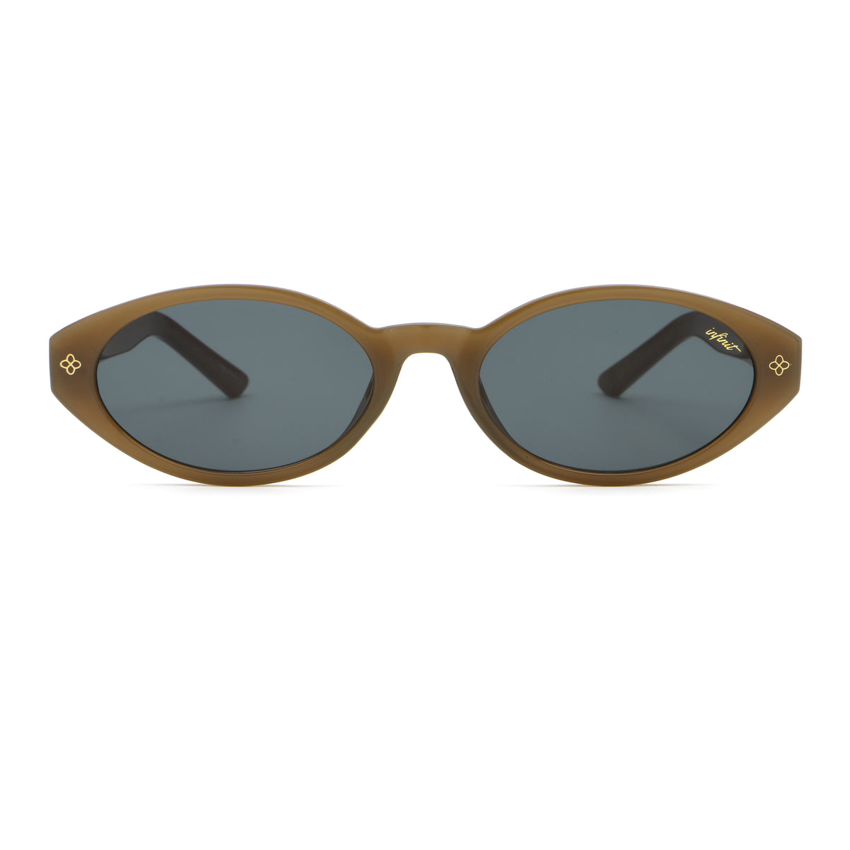 Lyra Milky Brown Lente Gris By Pampita