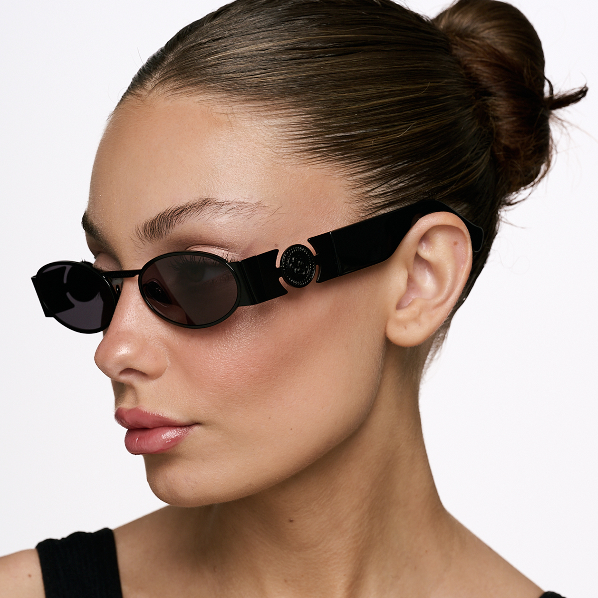 Mallorca Negro Mate Lente Gris