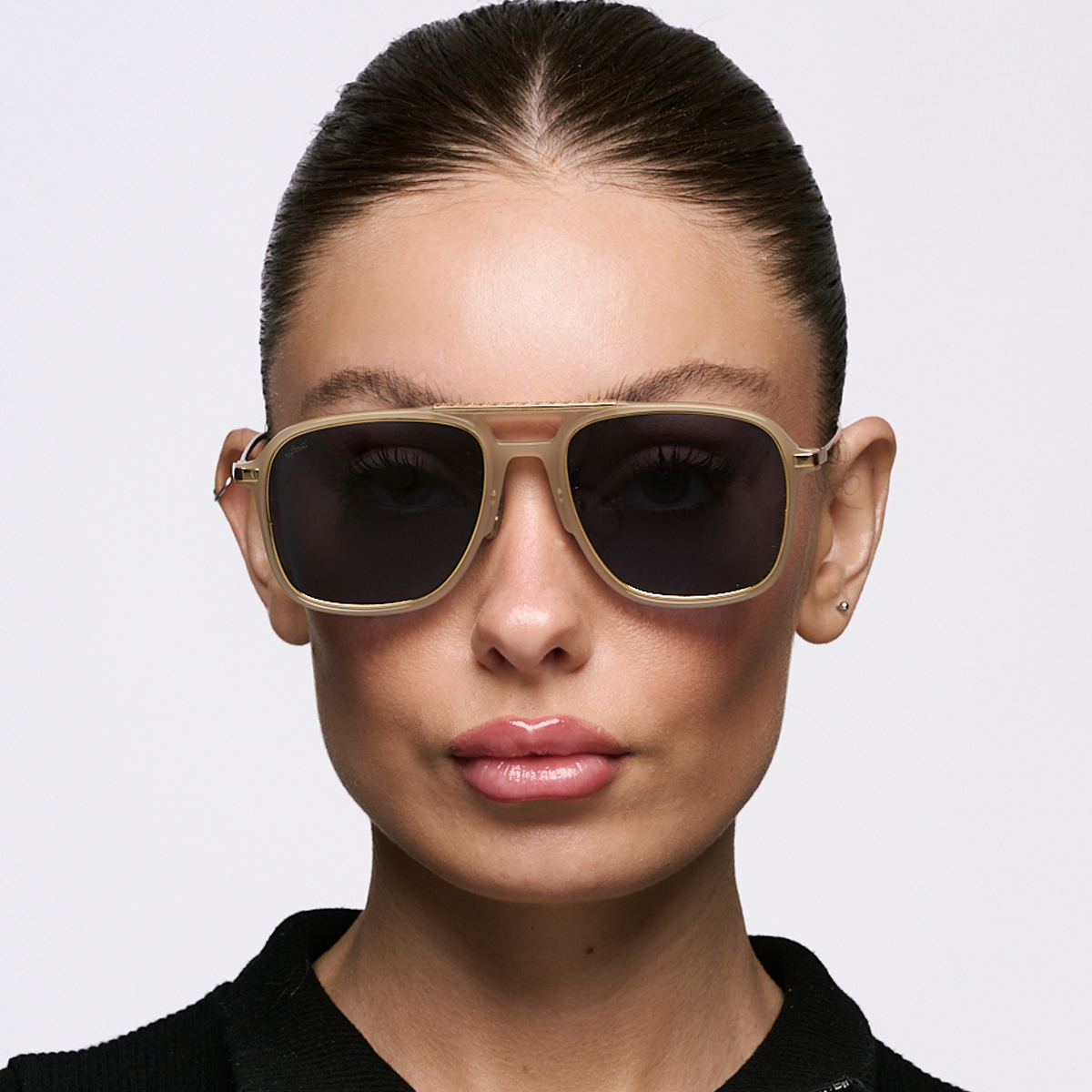 Miami Milky Brown Lente Azul