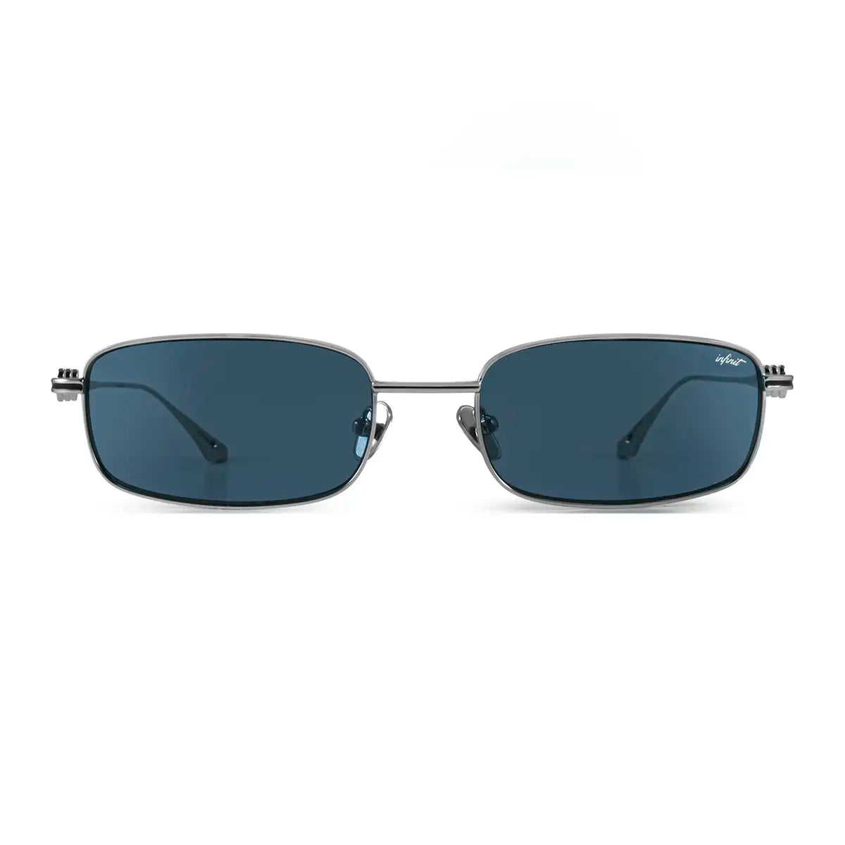 Mojave Plateado Lente Azul