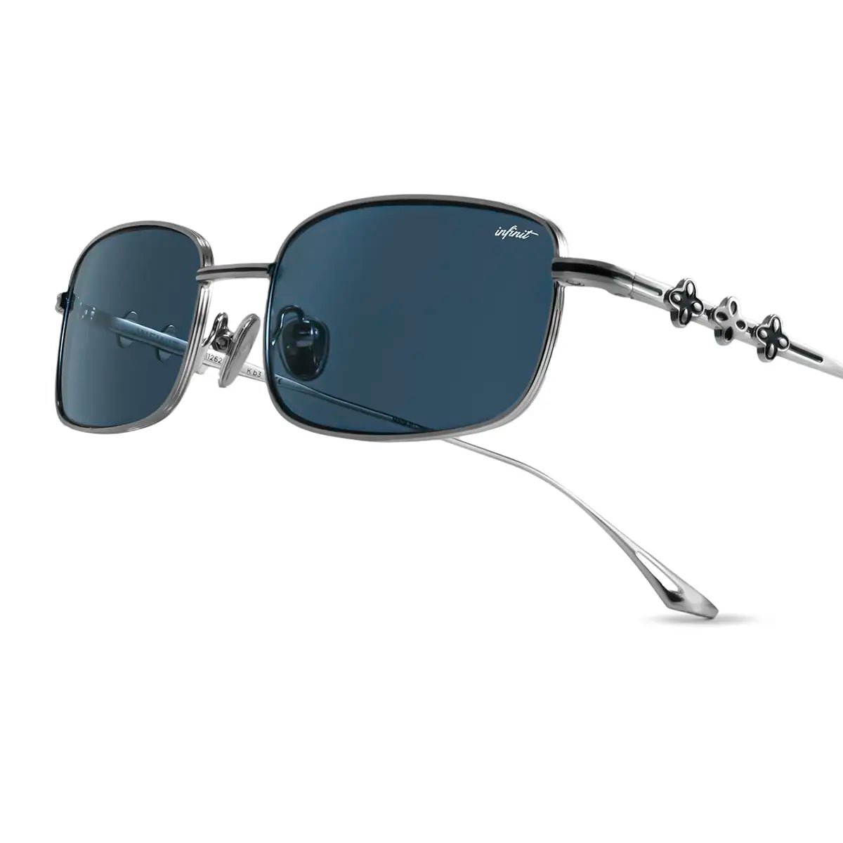 Mojave Plateado Lente Azul