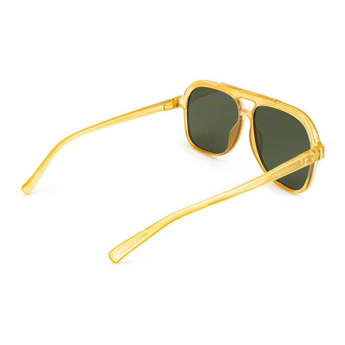 Anteojos De Sol Montana Honey Lente Verde By Pampita