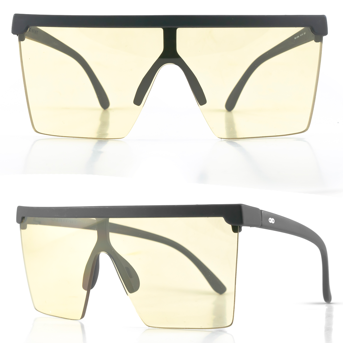 Moscow Negro Mate Lente Amarilla