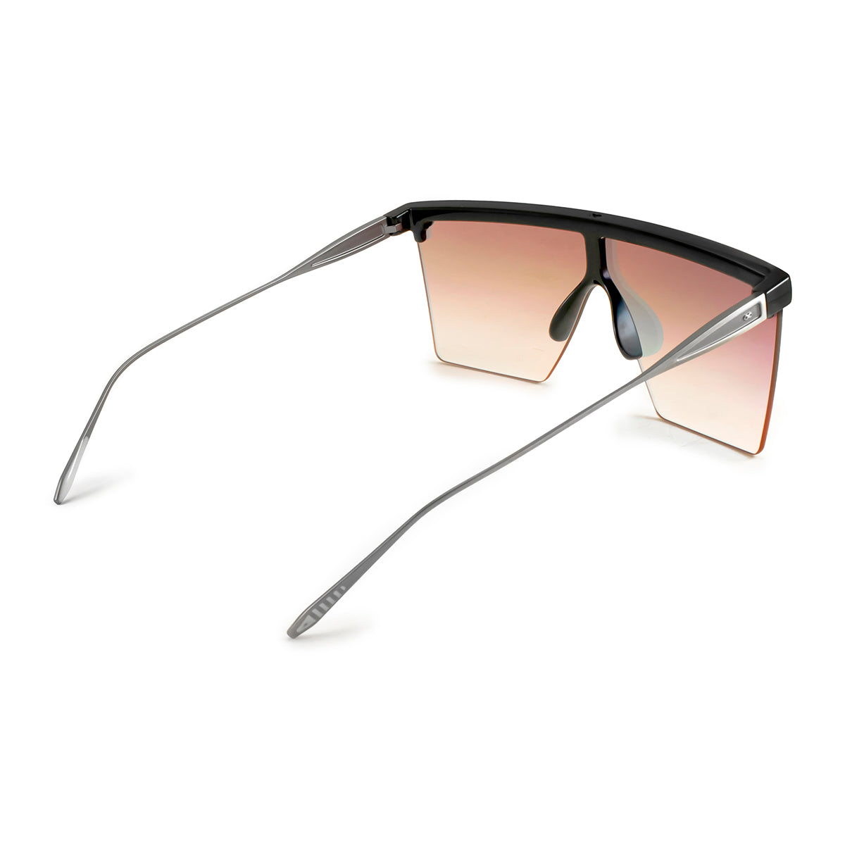 Moscow Metal Negro Brillo Lente Suave Espejada Fresa Degrade