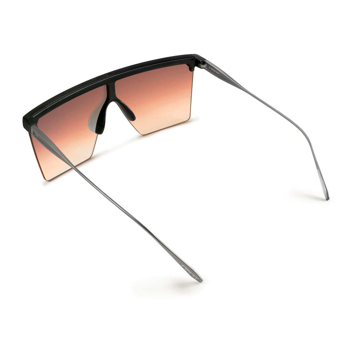 Moscow Metal Negro Brillo Lente Suave Espejada Fresa Degrade