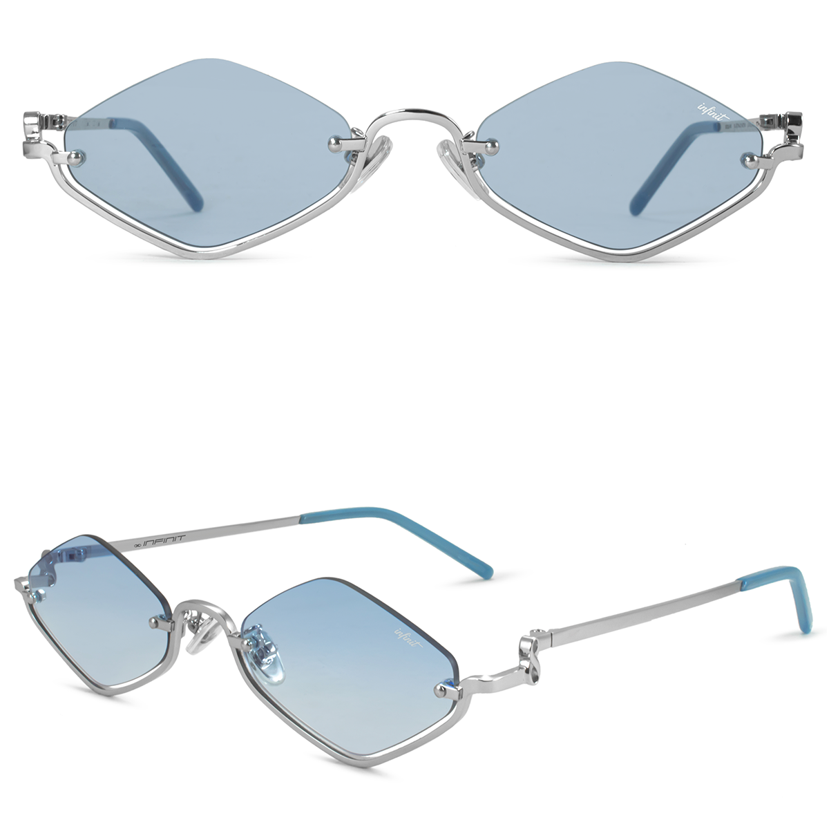 Mykonos Plateado Lente Celeste