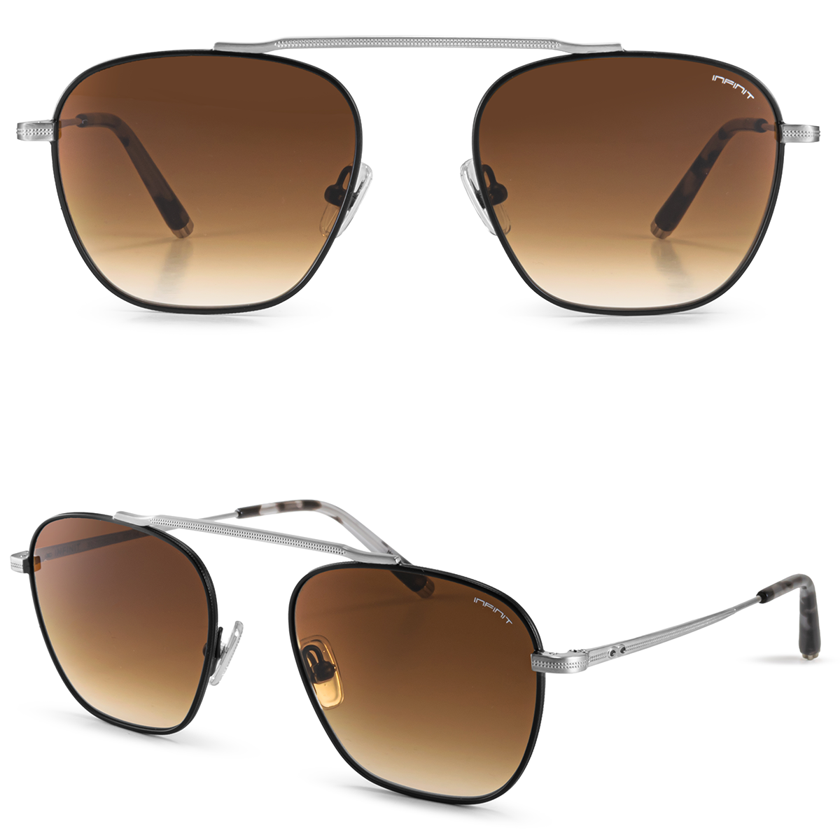 Nassau Plateado Lente Marron Degrade