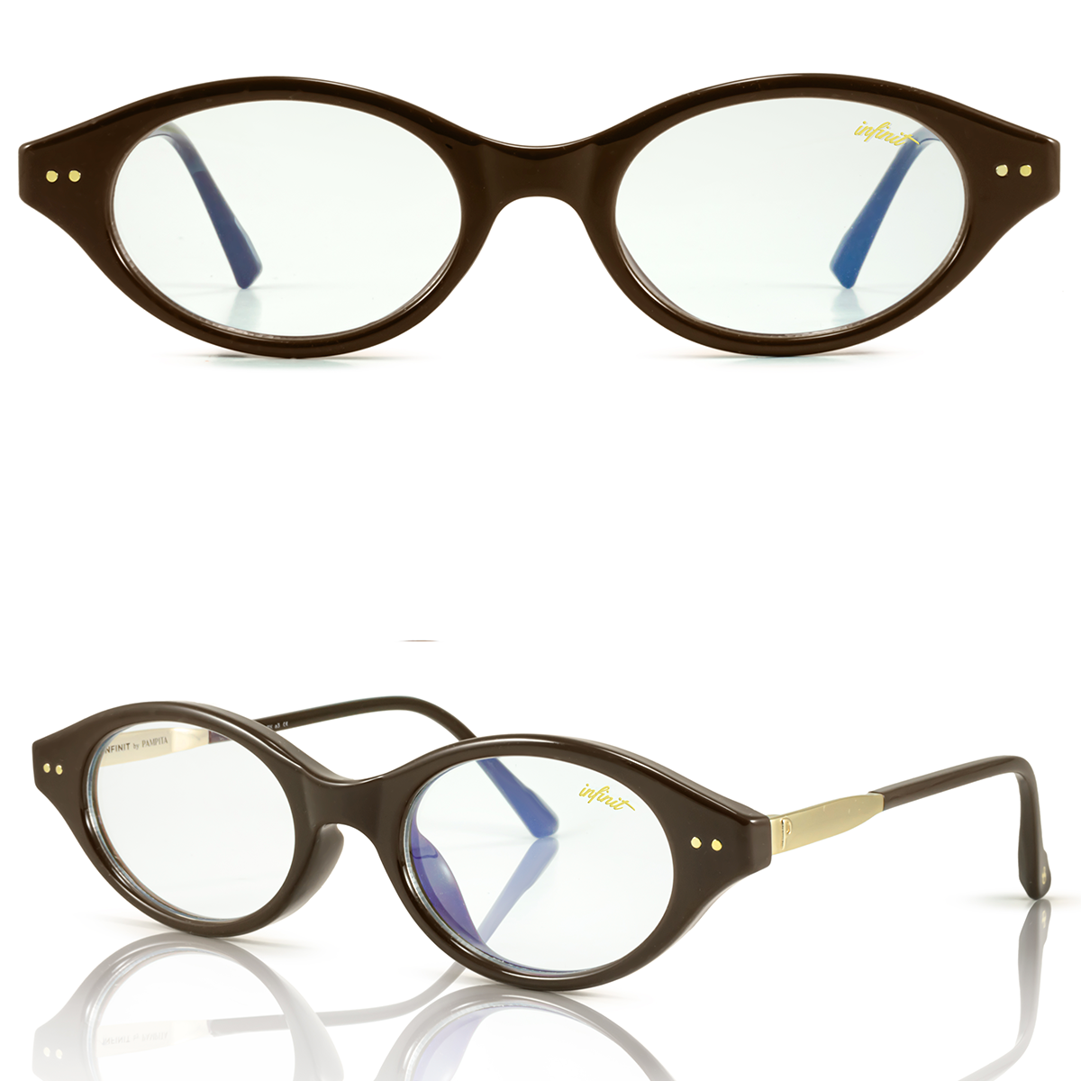 Anteojos Filtro Luz Azul Neiva Marron con Antireflejo By Pampita