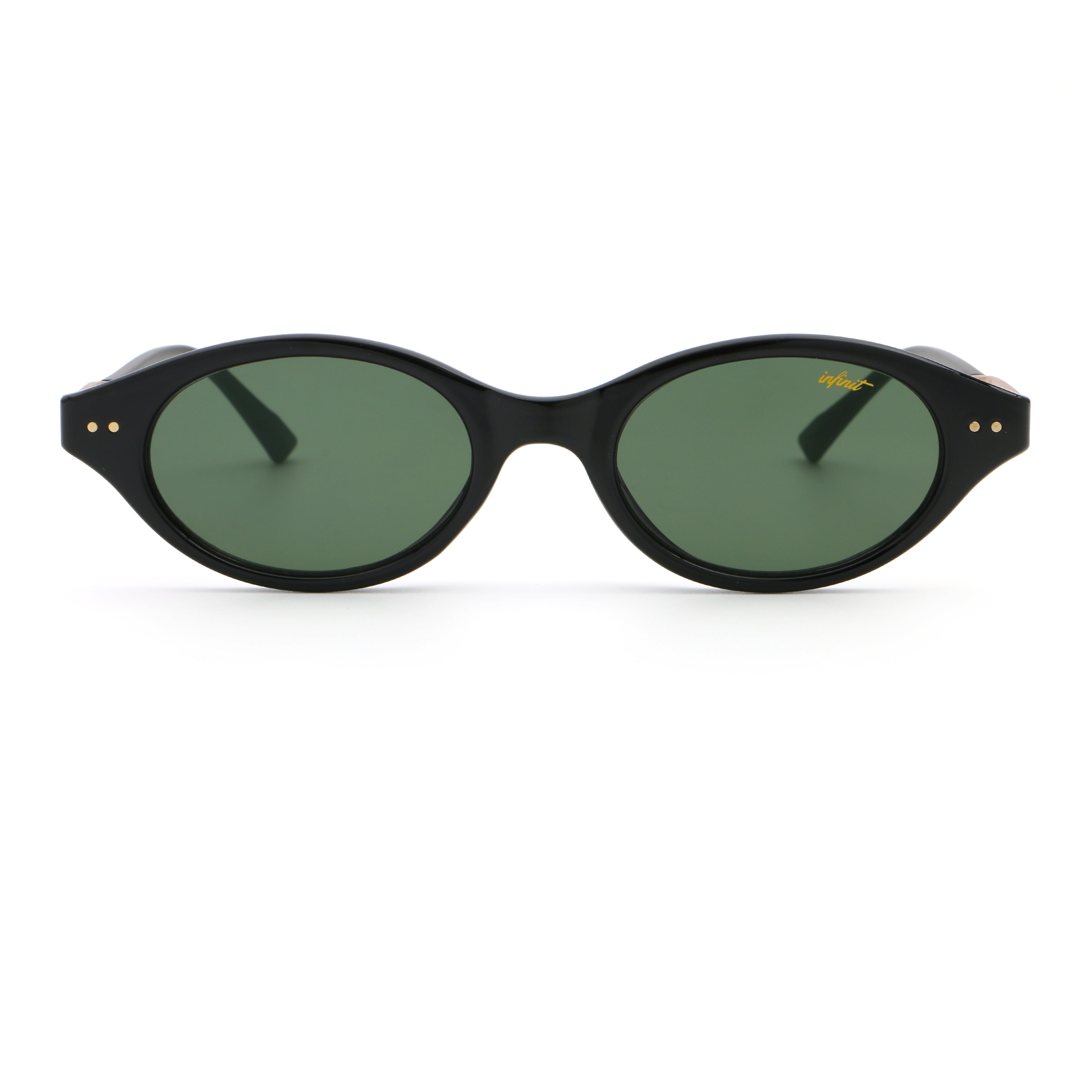 Neiva Negro Brillo Lente Verde By Pampita