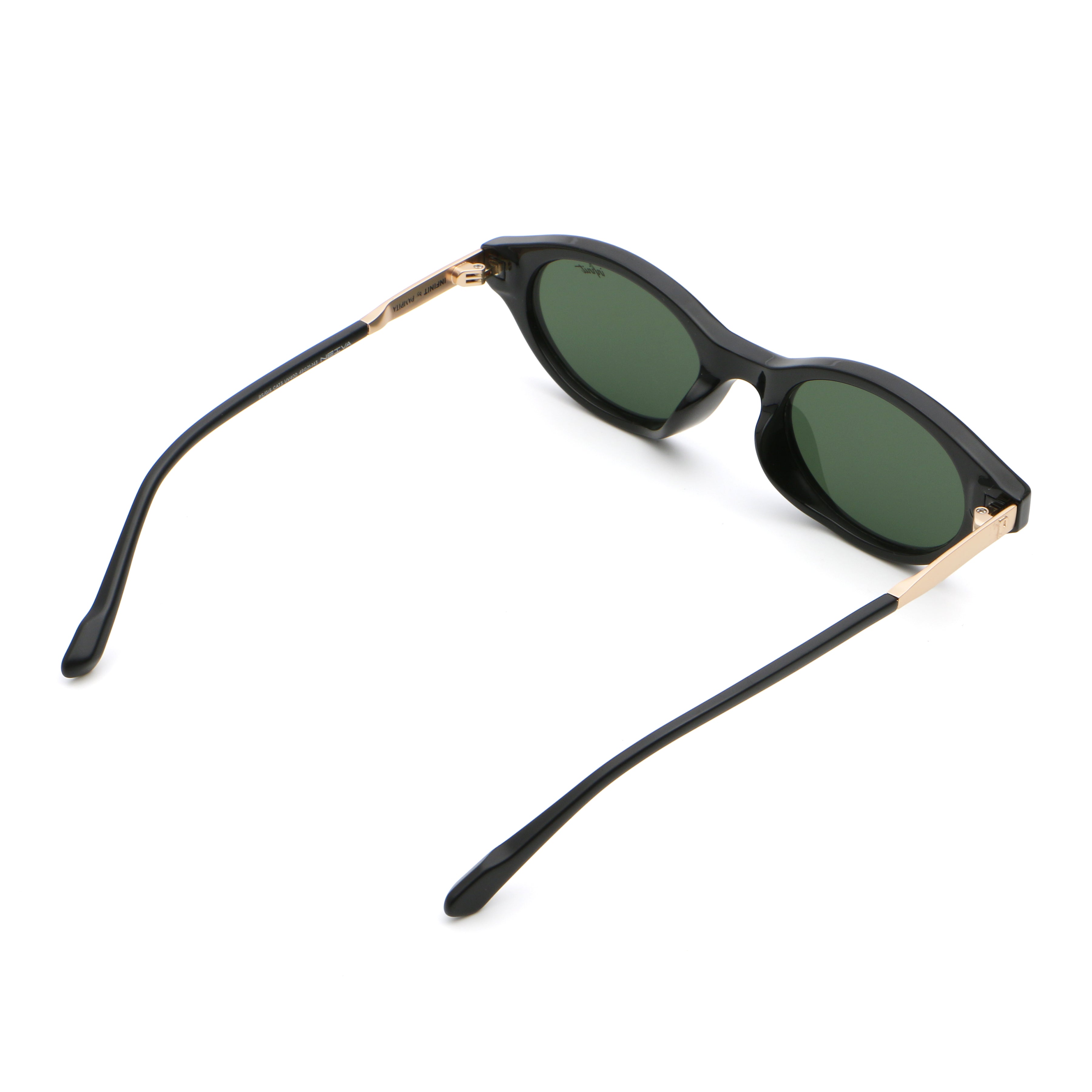 Neiva Negro Brillo Lente Verde By Pampita