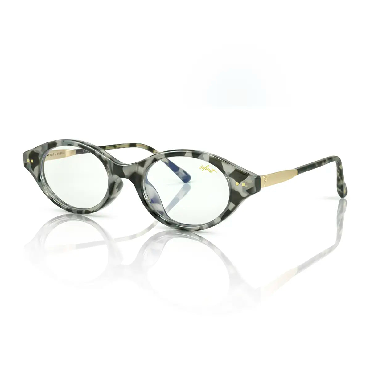 Anteojos Filtro Luz Azul Neiva Carey Gris con Antireflejo By Pampita
