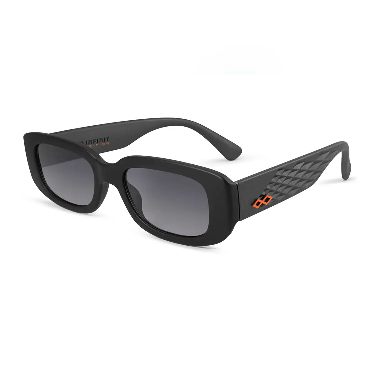 Anteojos De Sol New York 3D Negro Mate Grafito Lente Gris Degrade Edicion Limitada