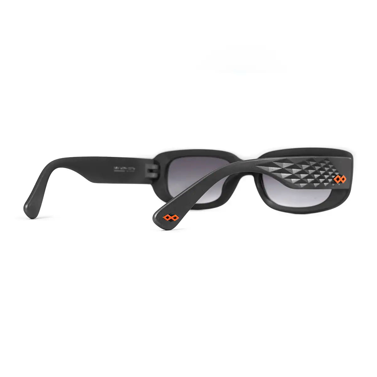 Anteojos De Sol New York 3D Negro Mate Grafito Lente Gris Degrade Edicion Limitada