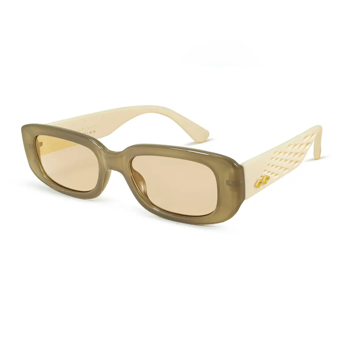 Anteojos De Sol New York 3D Milky Brown Bone Lente Tostado Edicion Limitada
