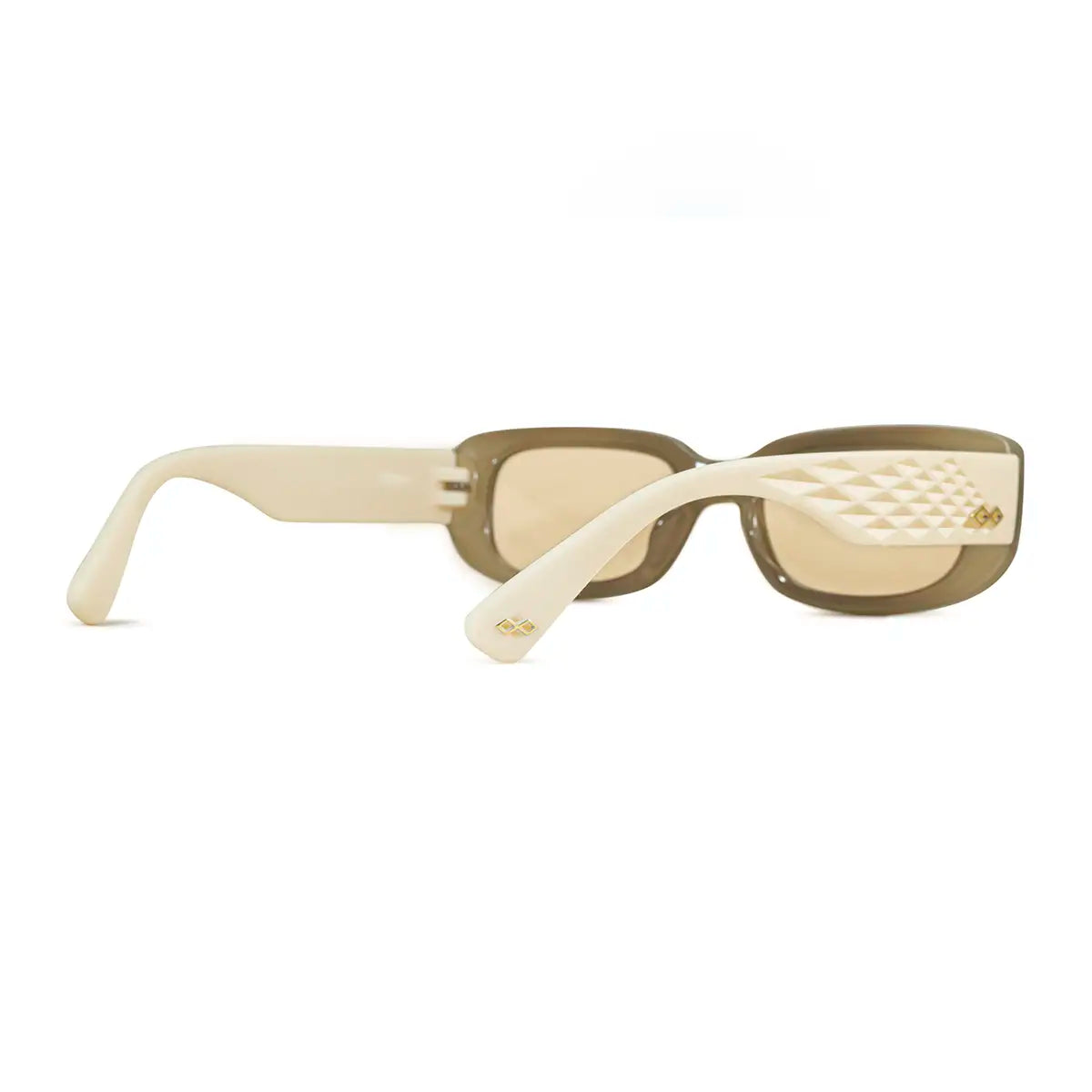 Anteojos De Sol New York 3D Milky Brown Bone Lente Tostado Edicion Limitada