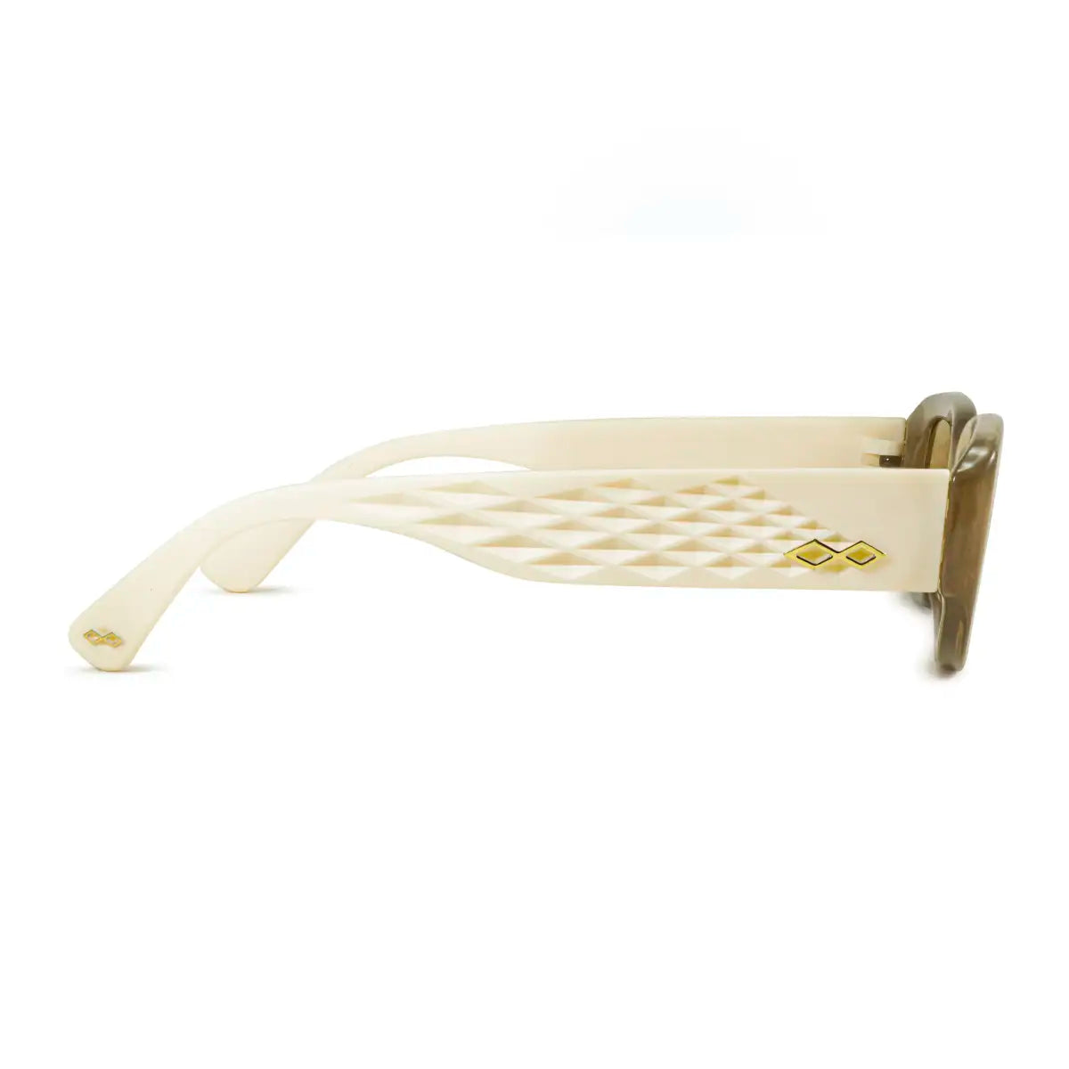 Anteojos De Sol New York 3D Milky Brown Bone Lente Tostado Edicion Limitada