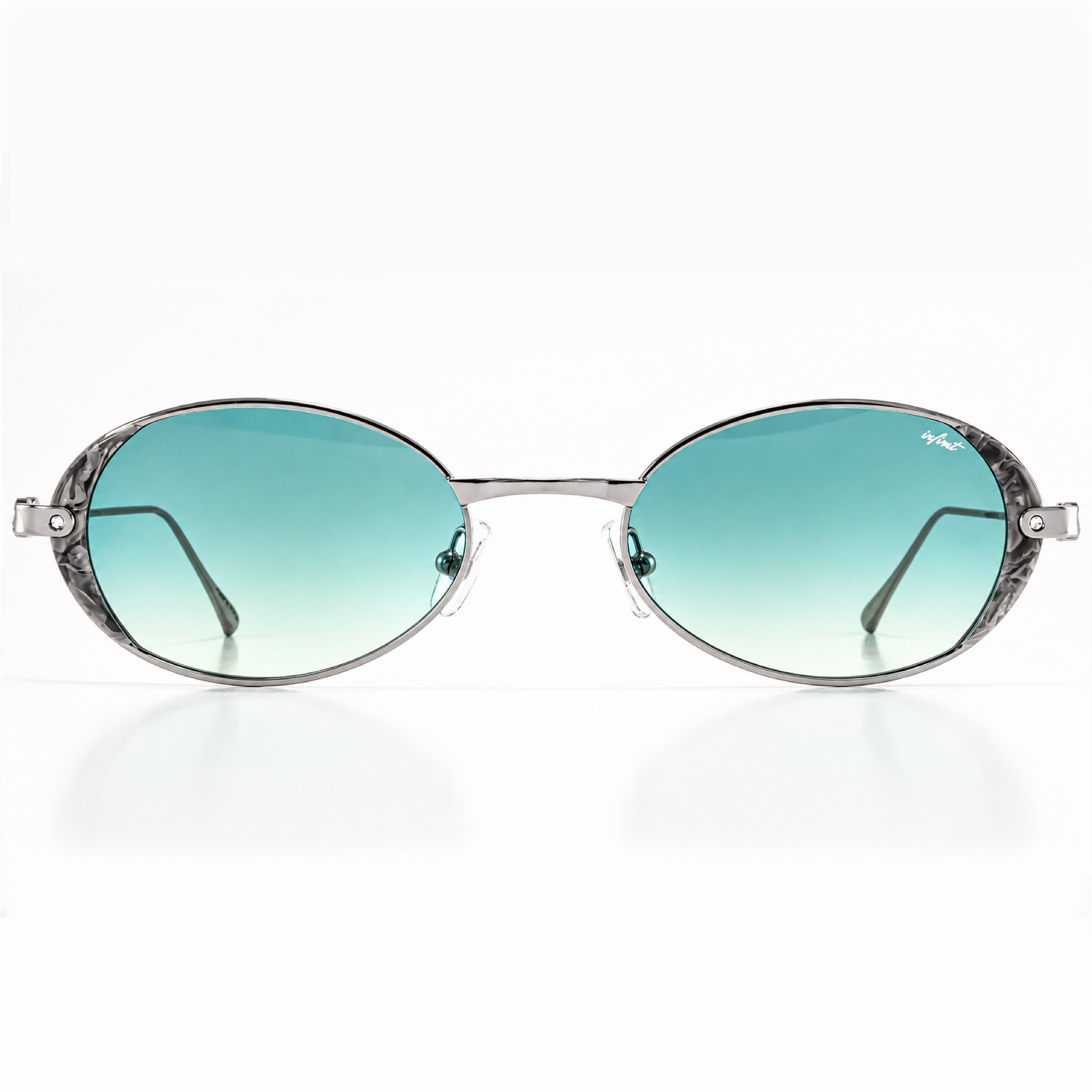 Ouro Plateado Lente Celeste Degrade