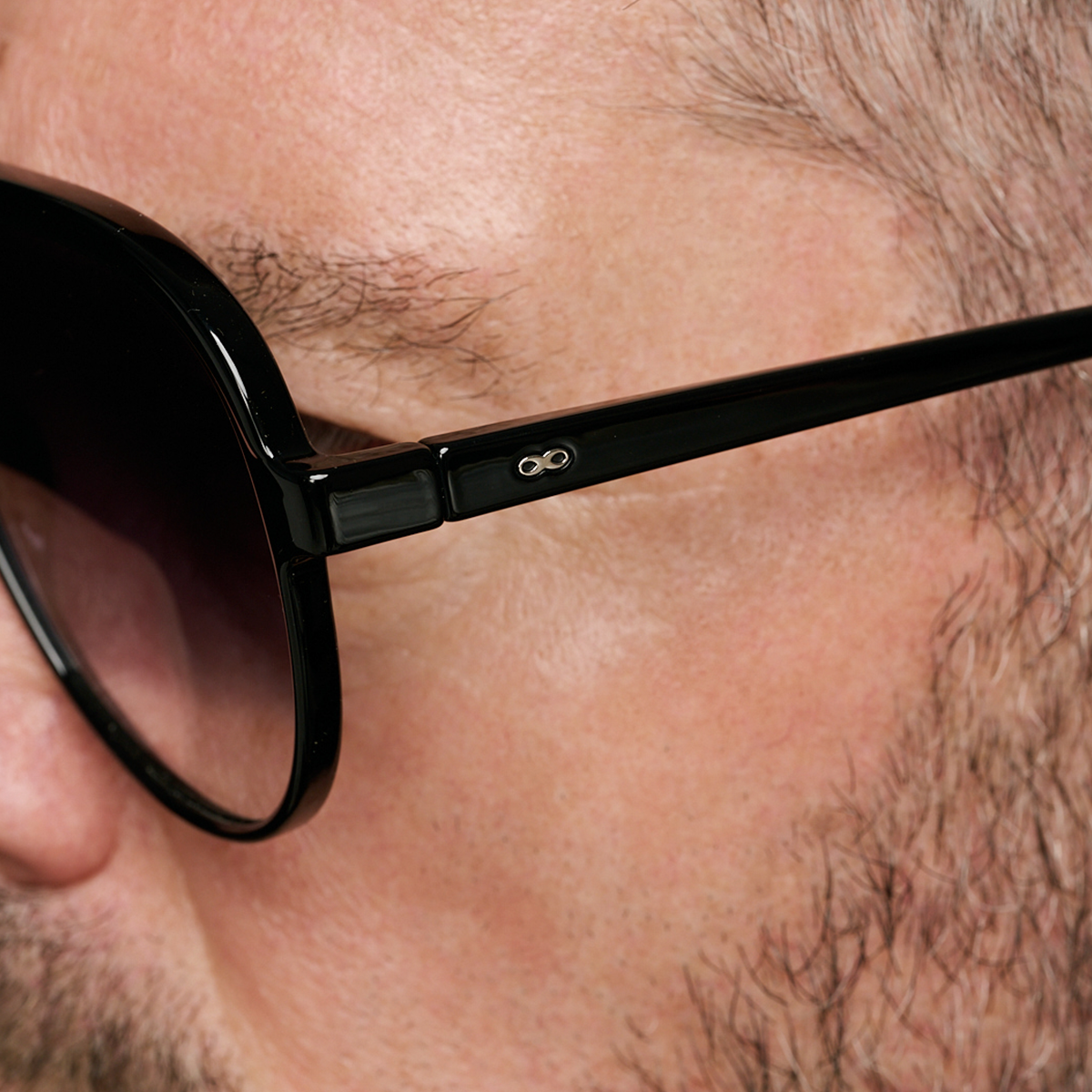 Paris Negro Brillo Lente Gris Horizon