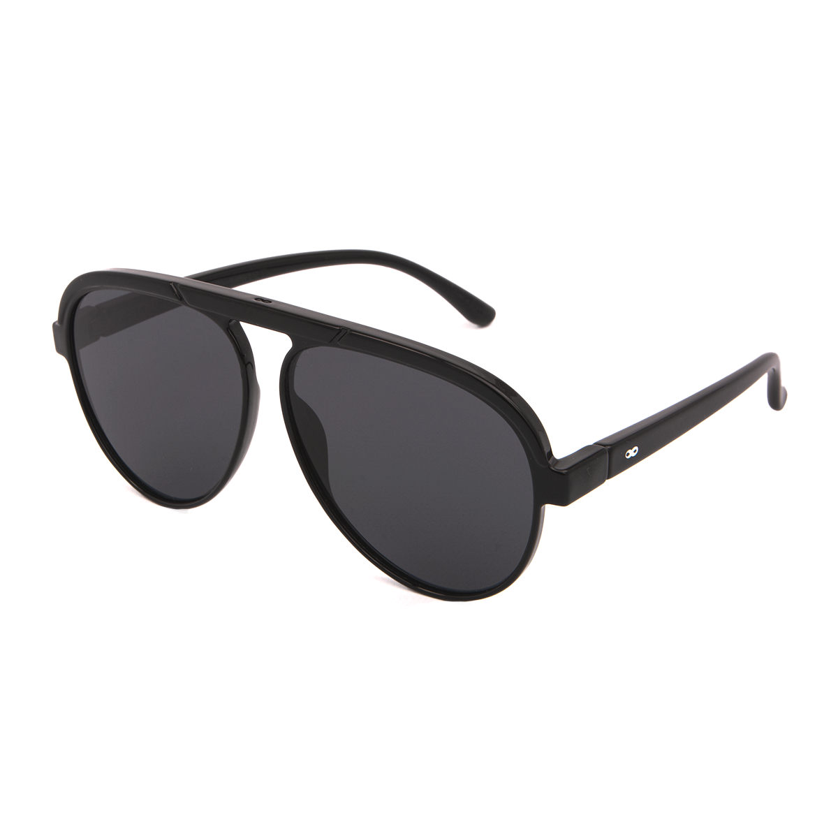 Paris Negro Brillo Lente Gris By Pampita