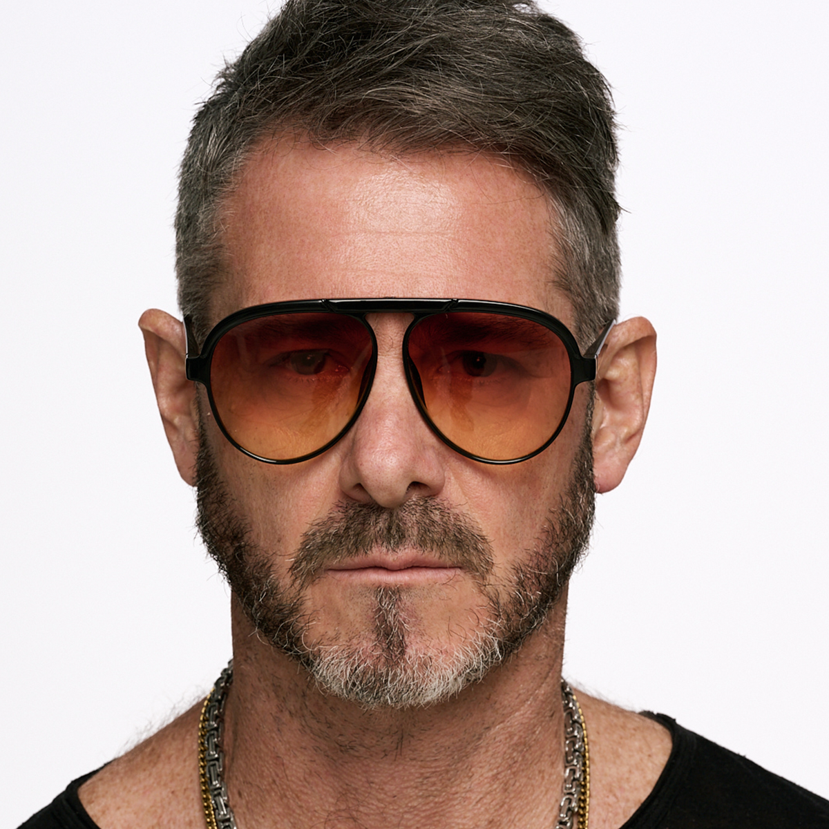 Paris Negro Brillo Lente Sunset Degradé