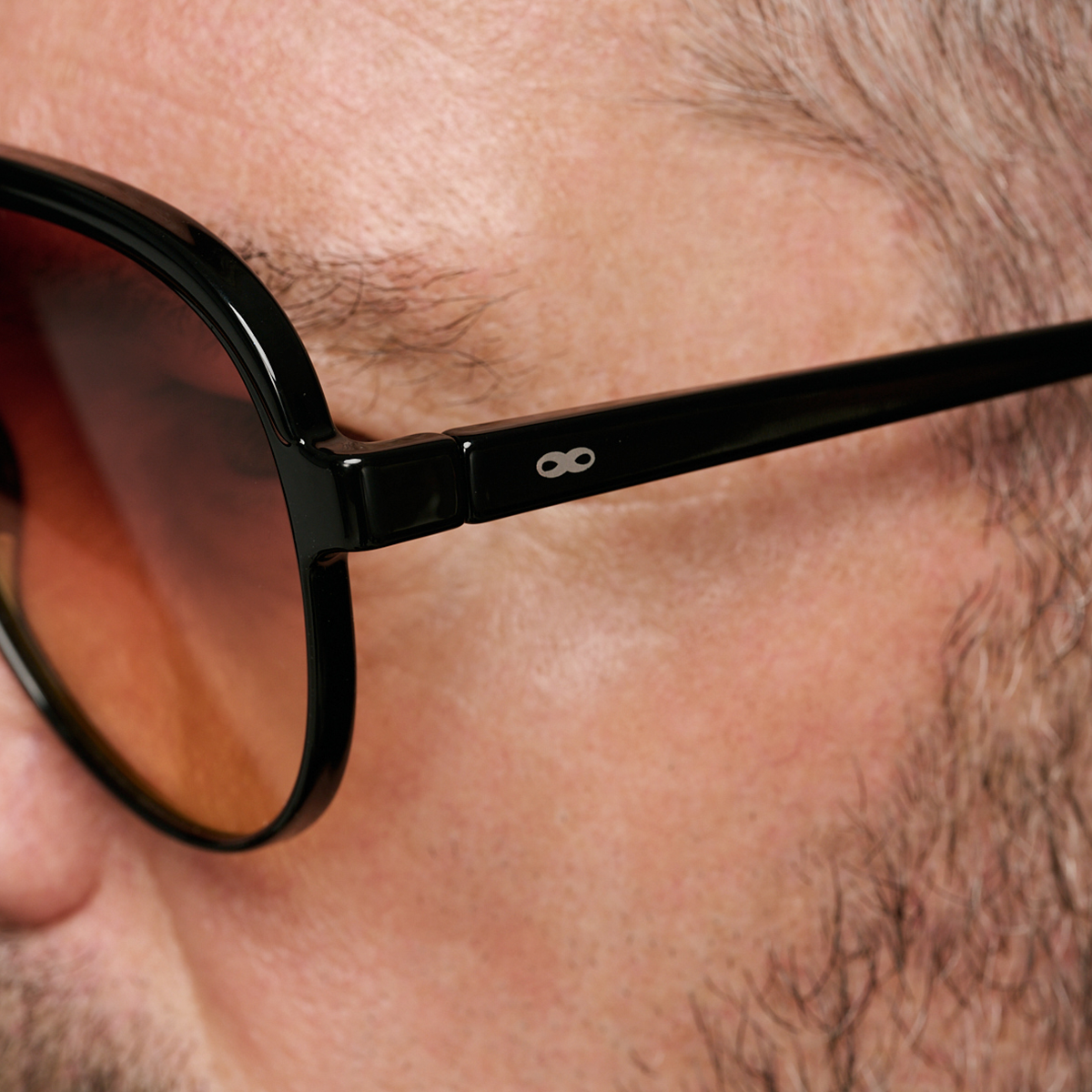 Paris Negro Brillo Lente Sunset Degradé